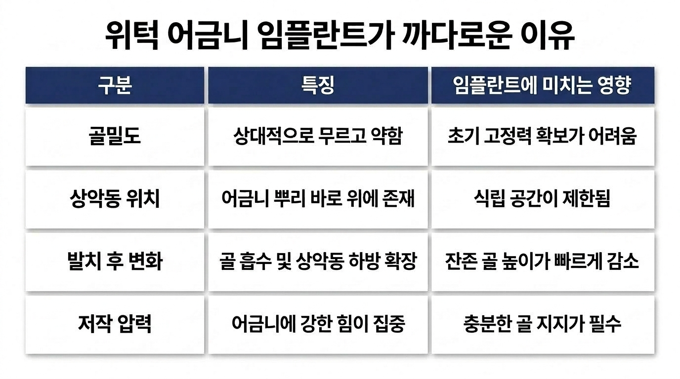 상악동 거상술이 필요한 이유