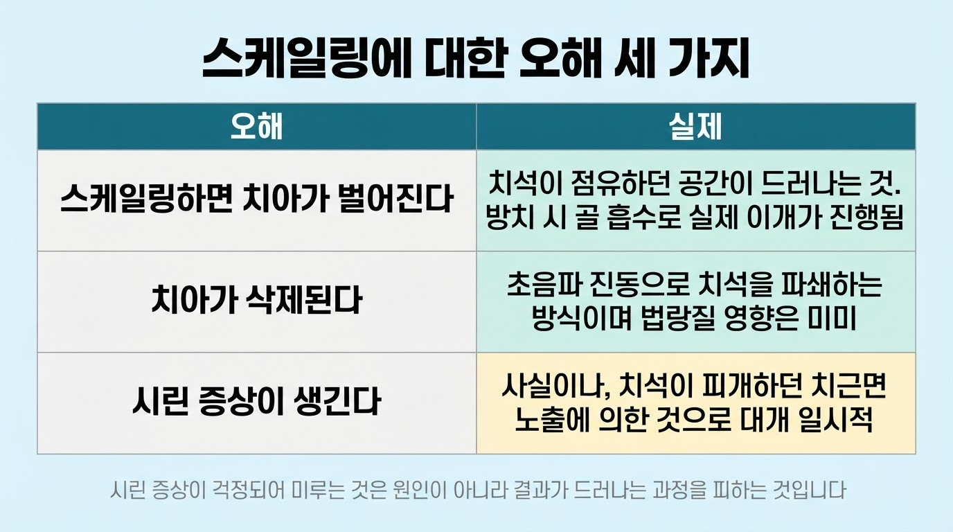 스케일링 주기 — 보험 1년 1회가 권장 주기일까