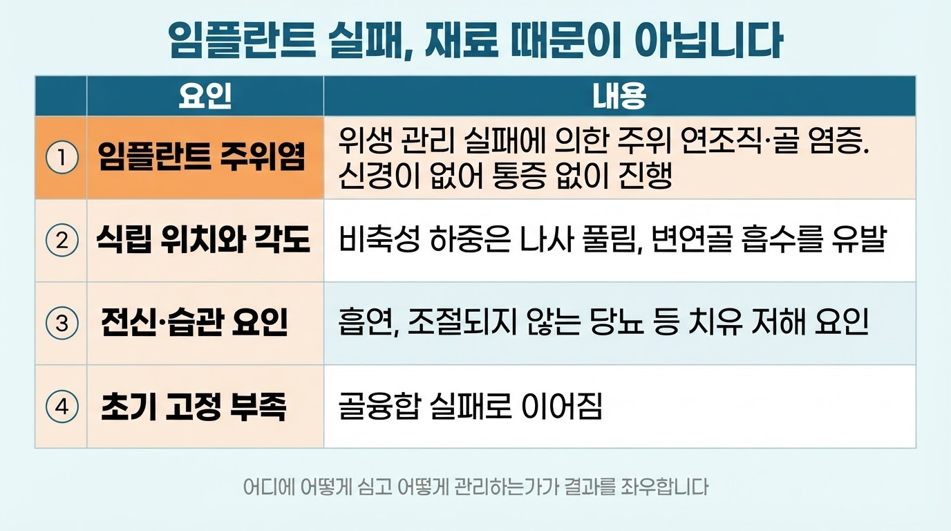 임플란트 티타늄은 안전한가 — 생체 친화성의 근거